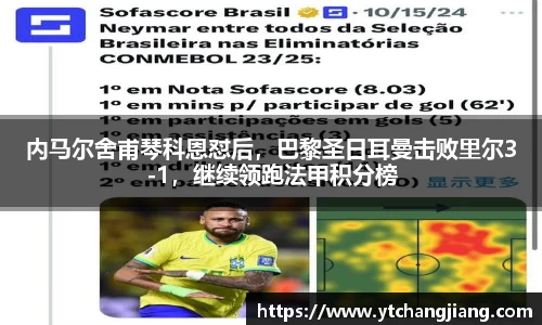 内马尔舍甫琴科恩怼后，巴黎圣日耳曼击败里尔3-1，继续领跑法甲积分榜